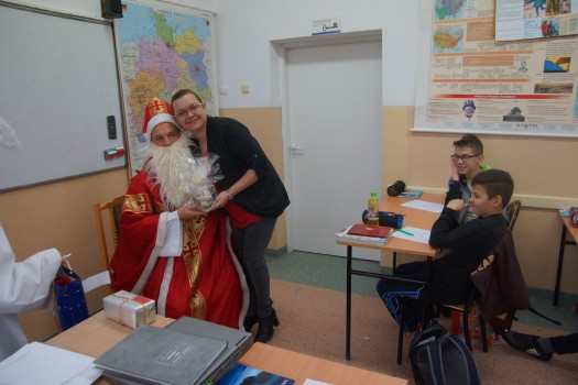 Wizyta Św Mikołaja w naszej szkole 12