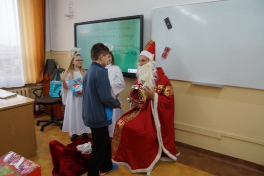 Wizyta Św Mikołaja w naszej szkole 18
