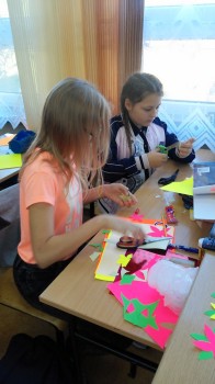 Przygotowania do odblaskowego happeningu 15