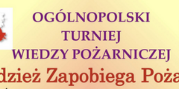 Gratulacje dla Wiktorii  za VII miejsce w Polsce w ogólnopolskim konkursie strażackim OTWP